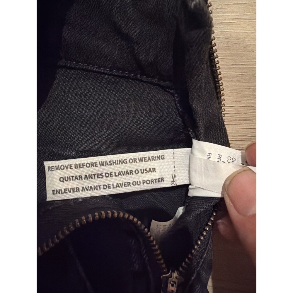 Madewell Women’s XS Black Denim Skinny Overalls AA598 - Picture 4 of 10